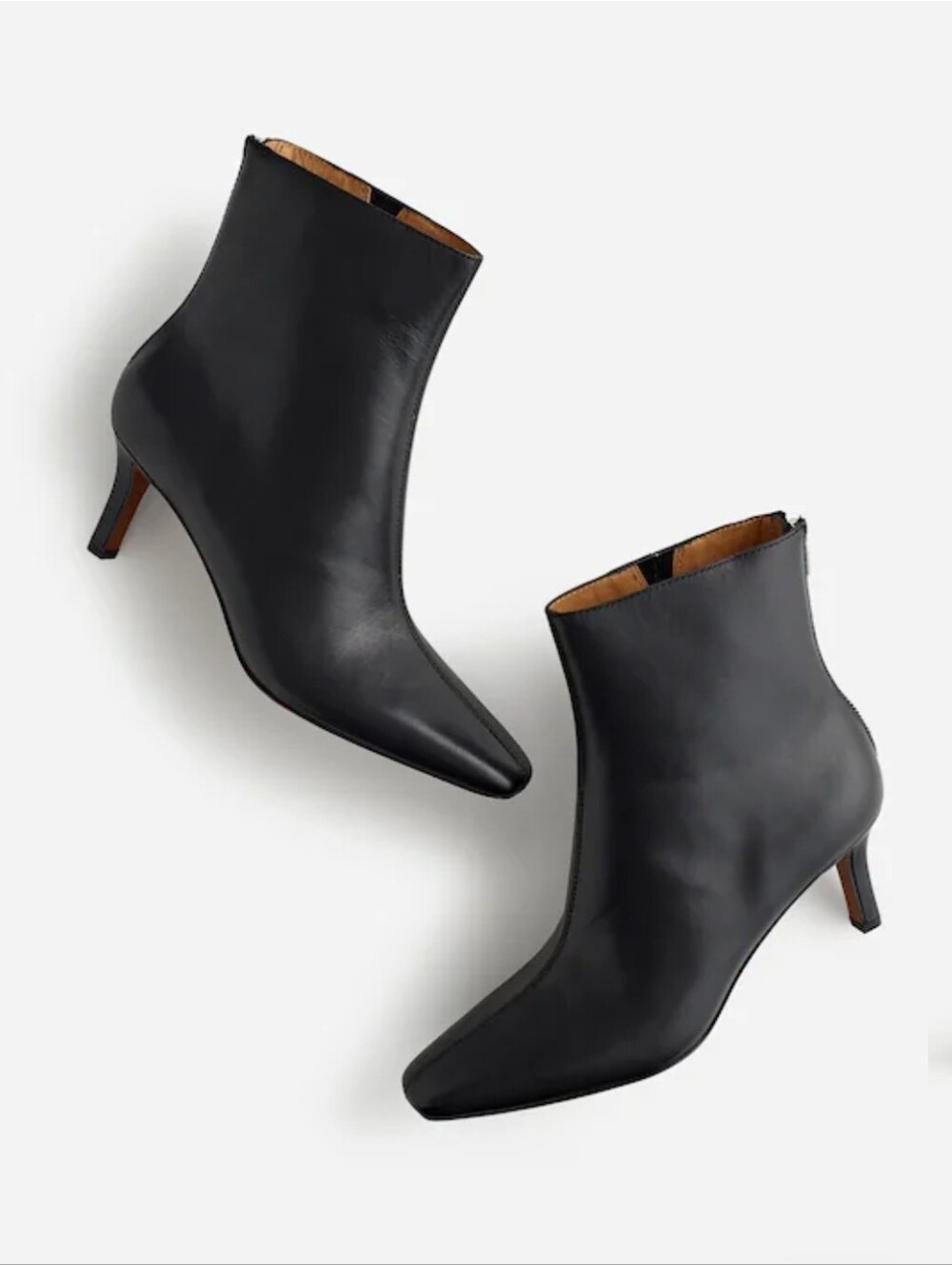New Madewell The Dimes Stiletto-Heel Ankle Boot Black Size 7